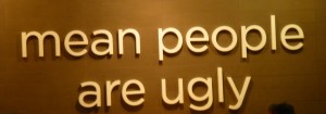 The best sign! Goes against "turn the other cheek" I try to teach my boys, but it's so true!!