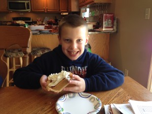 No fork needed! (The only pic from my side of the family Thanksgiving! Sad!)