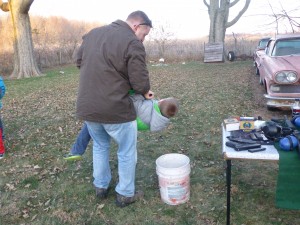 Uncle Robert found one more shell!