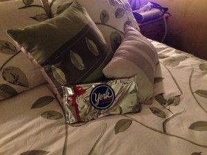 And a mint on our pillow!!