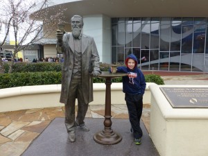 Enjoying a Coke with John Pimberton!
