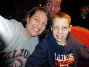 Daddy photobomb