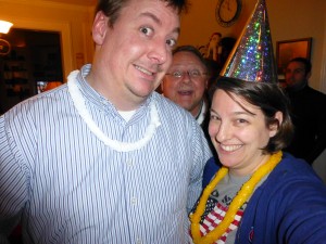 Uncle Tom photobomb on NYE
