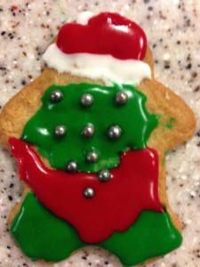 Mac's Santa cookie!