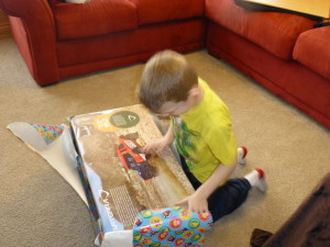 His new RC from Daddy!