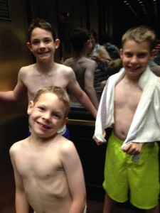 Ready for the hotel pool!