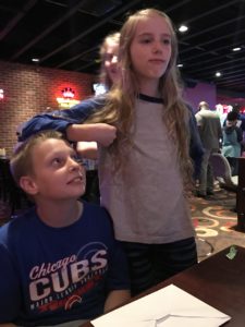 She felt he made a good arm rest. :)