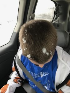 Those are some big snow flakes!!